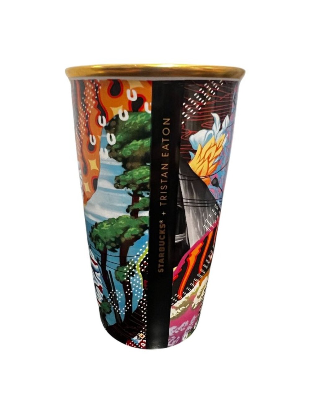 RARE!! Starbucks Tristan Eaton Limited Edition Sumatra Tiger Ceramic Mug 12 oz